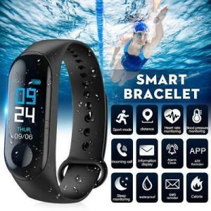 ELECTRONIX  Smart Watch Blood Pressure Heart Rate Monitor Bracelet Wristband for iOS Android